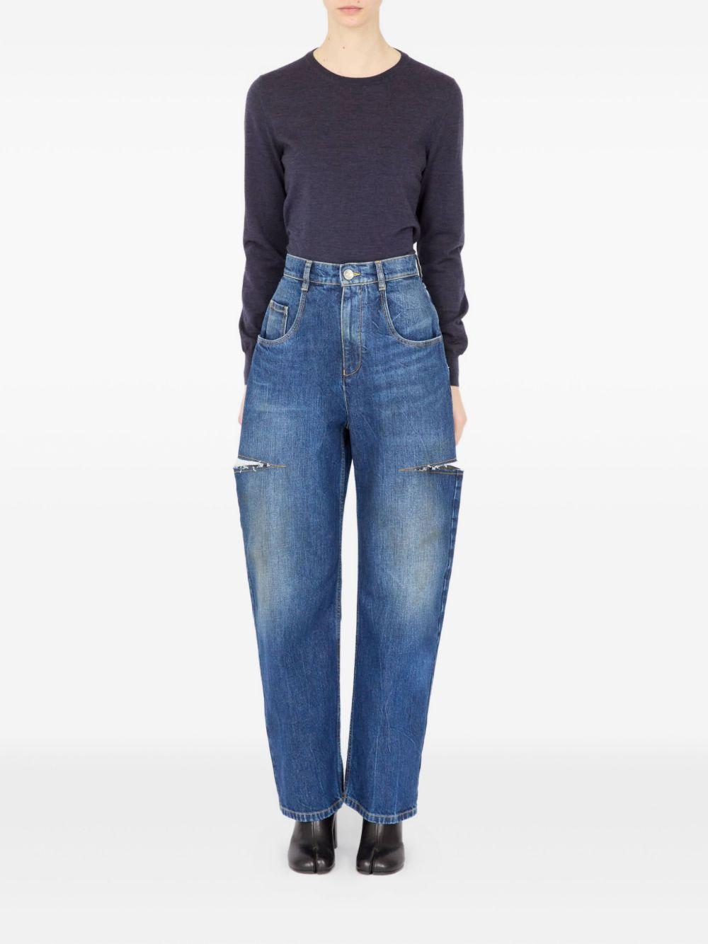 Jeans con dettaglio cut-out 