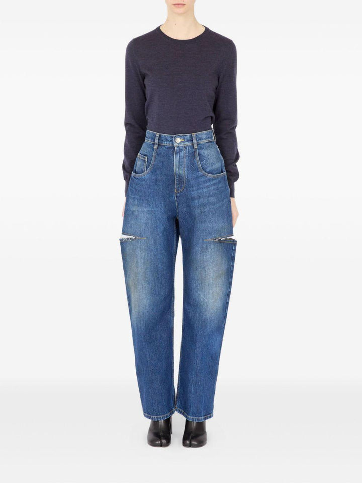 Jeans con dettaglio cut-out 