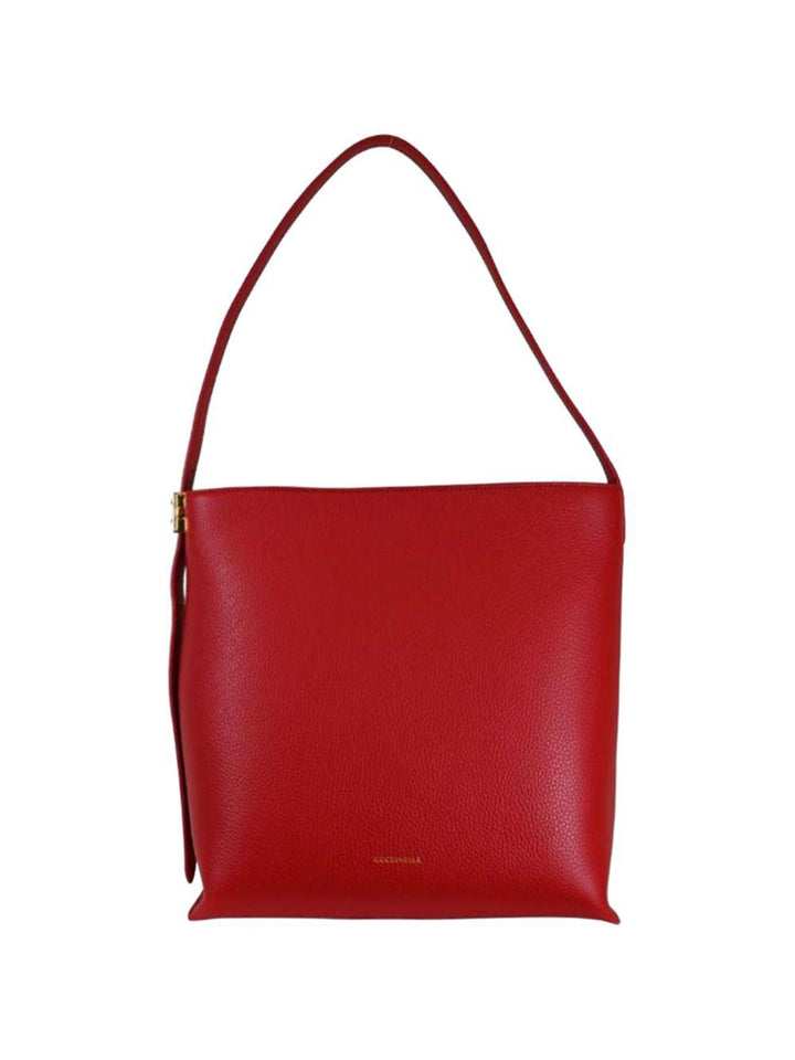 Borsa a spalla con logo 