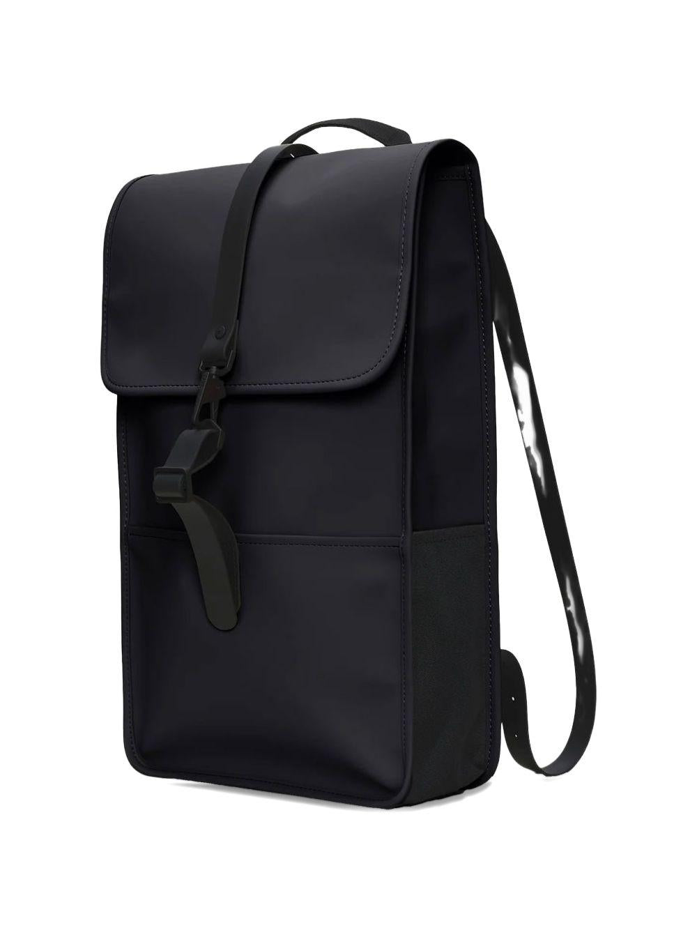 Zaino nero con patta 
