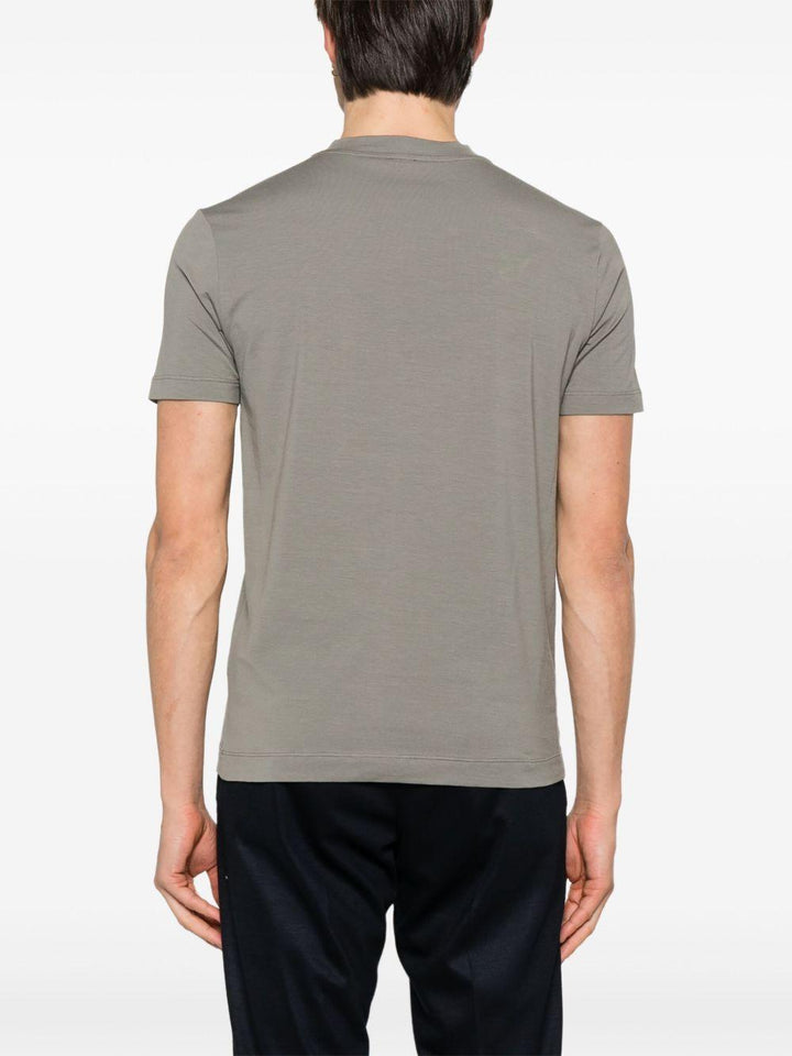 T-shirt girocollo dark sand 