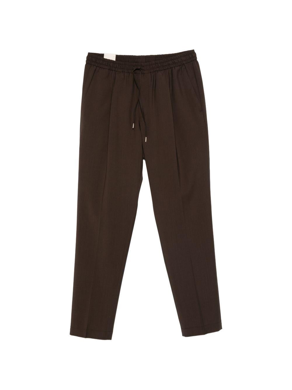 Pantaloni Wimbledons marrone con coulisse 