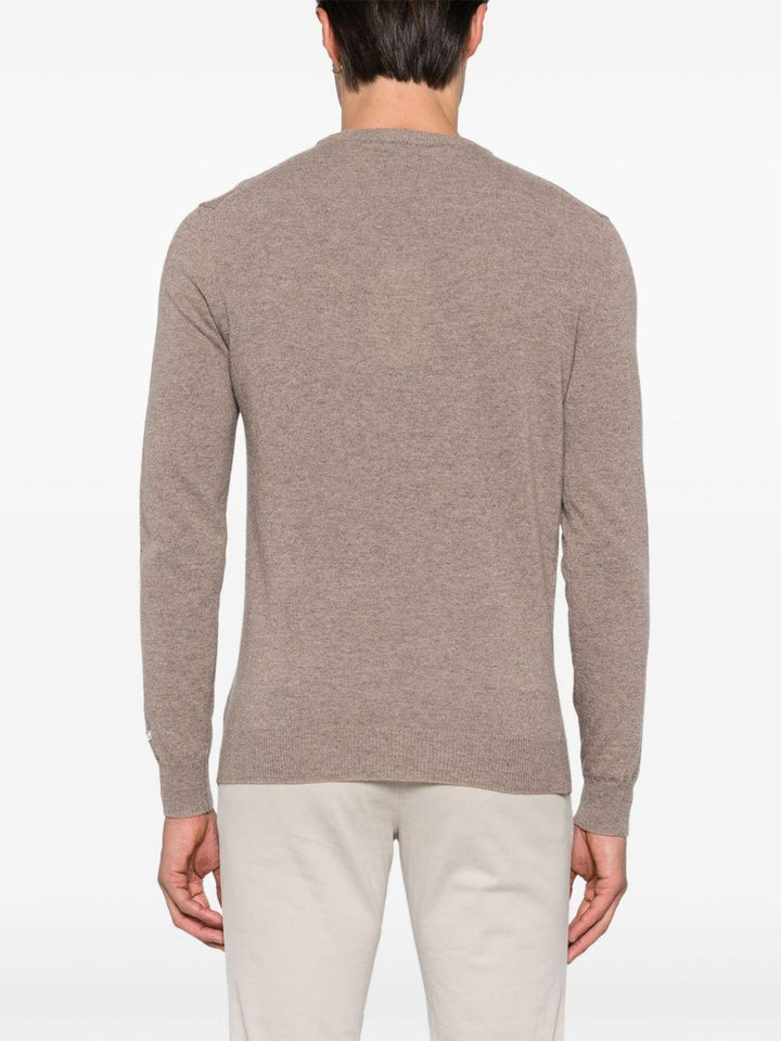 Maglione girocollo beige 