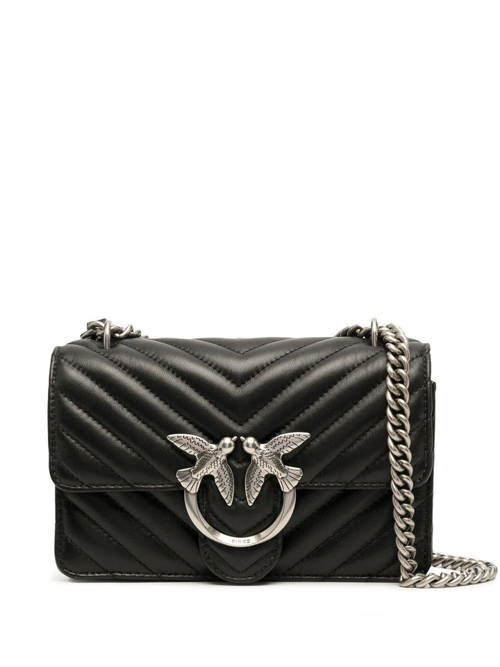 Borsa a spalla Lovebirds trapuntata 