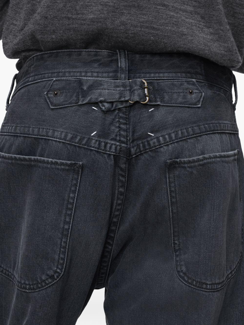 Jeans crop grigio scuro 