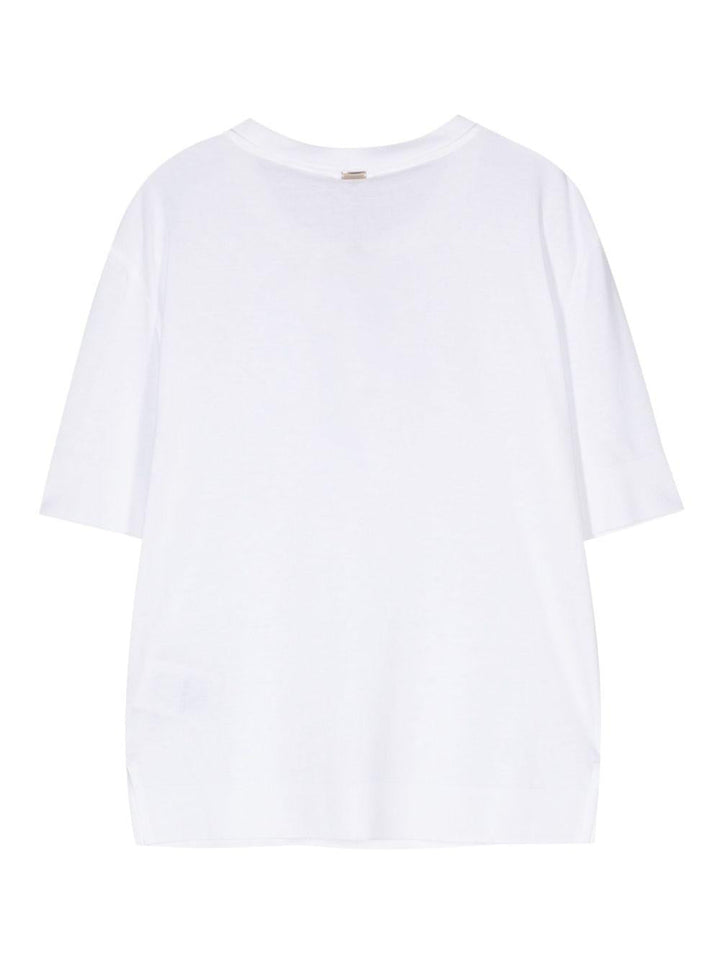 Maglia in filo a maniche corte 