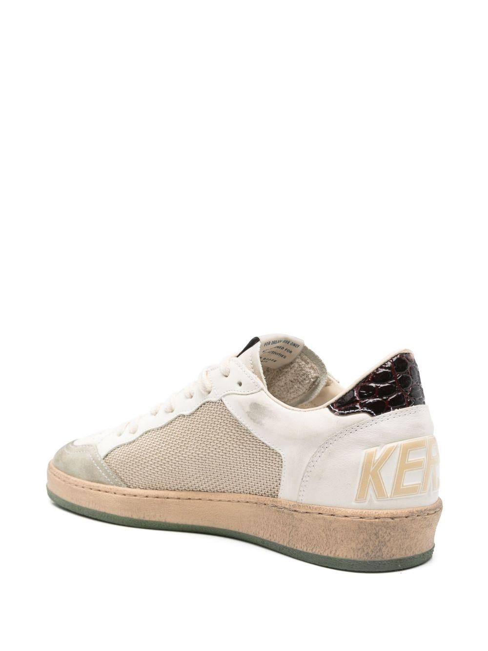 Sneakers Ball Star beige chiaro con imbottitura e soletta rimovibile 