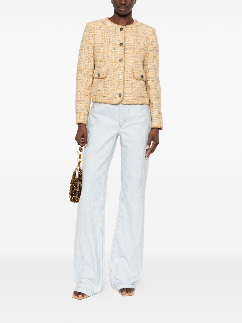 Denim con stampa peaisley 