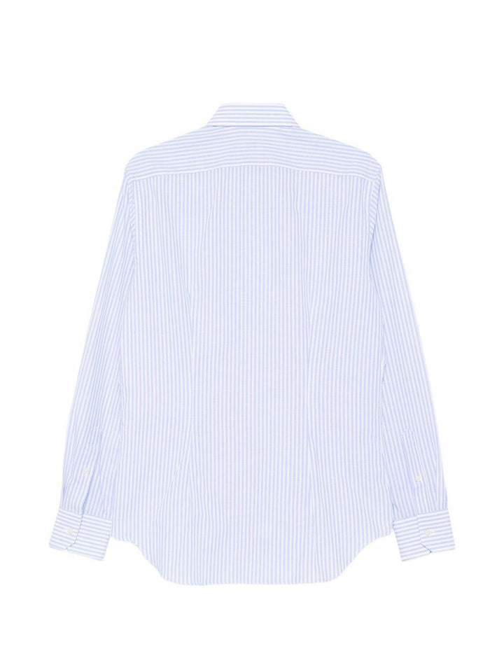 Camicia a righe bianco/azzurra 
