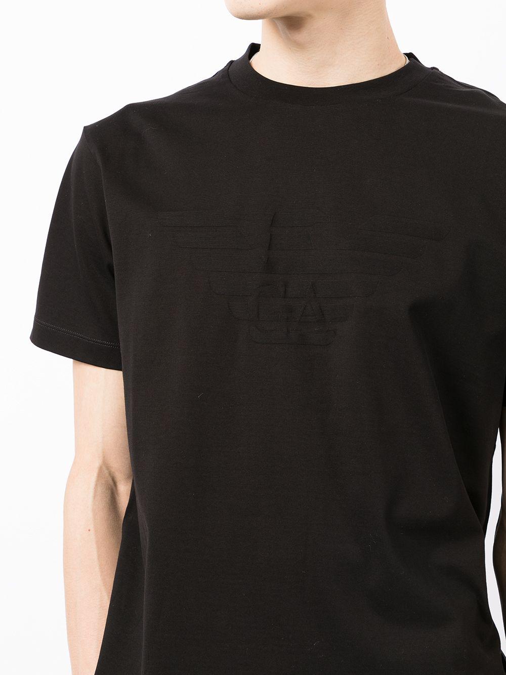 T-shirt girocollo in cotone 