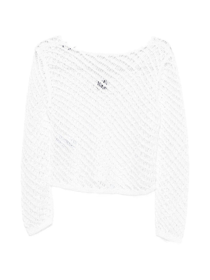 Maglia con trasparenze 