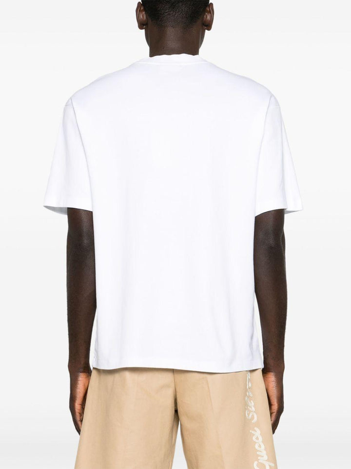T-shirt bianca con stampa 