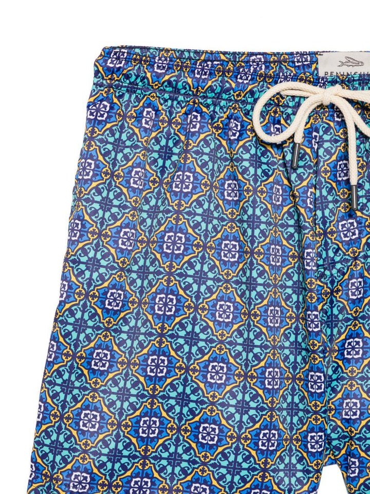 Costume da bagno Panarea con stampa geometrica 
