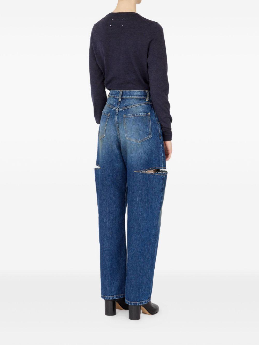 Jeans con dettaglio cut-out 