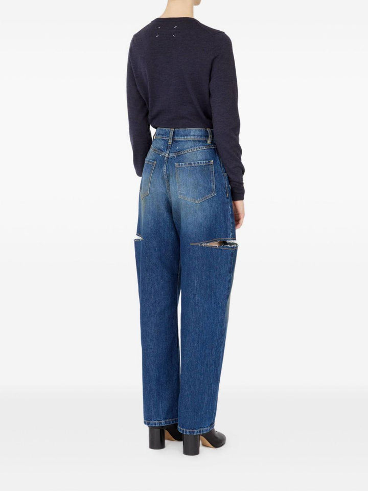 Jeans con dettaglio cut-out 
