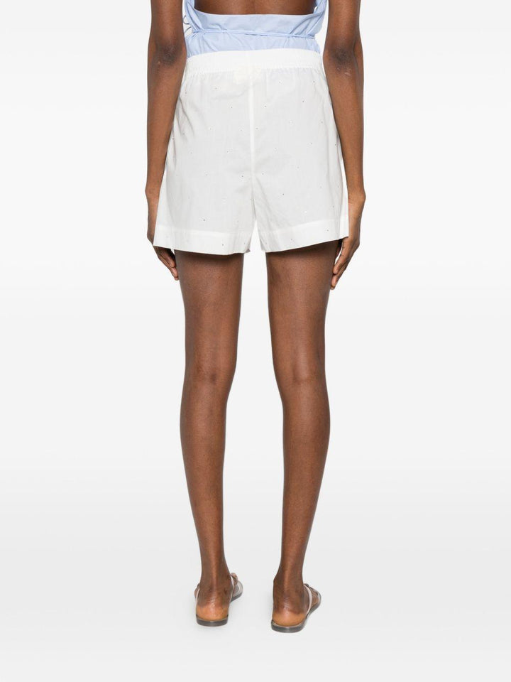 Shorts con strass 