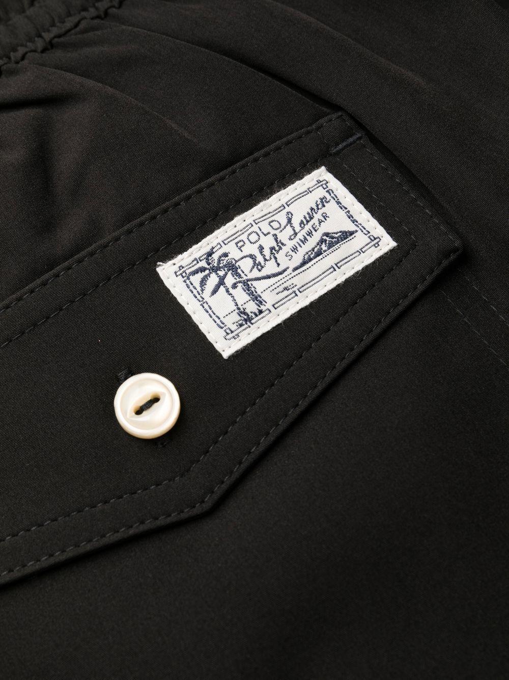Costume da bagno con ricamo nero 