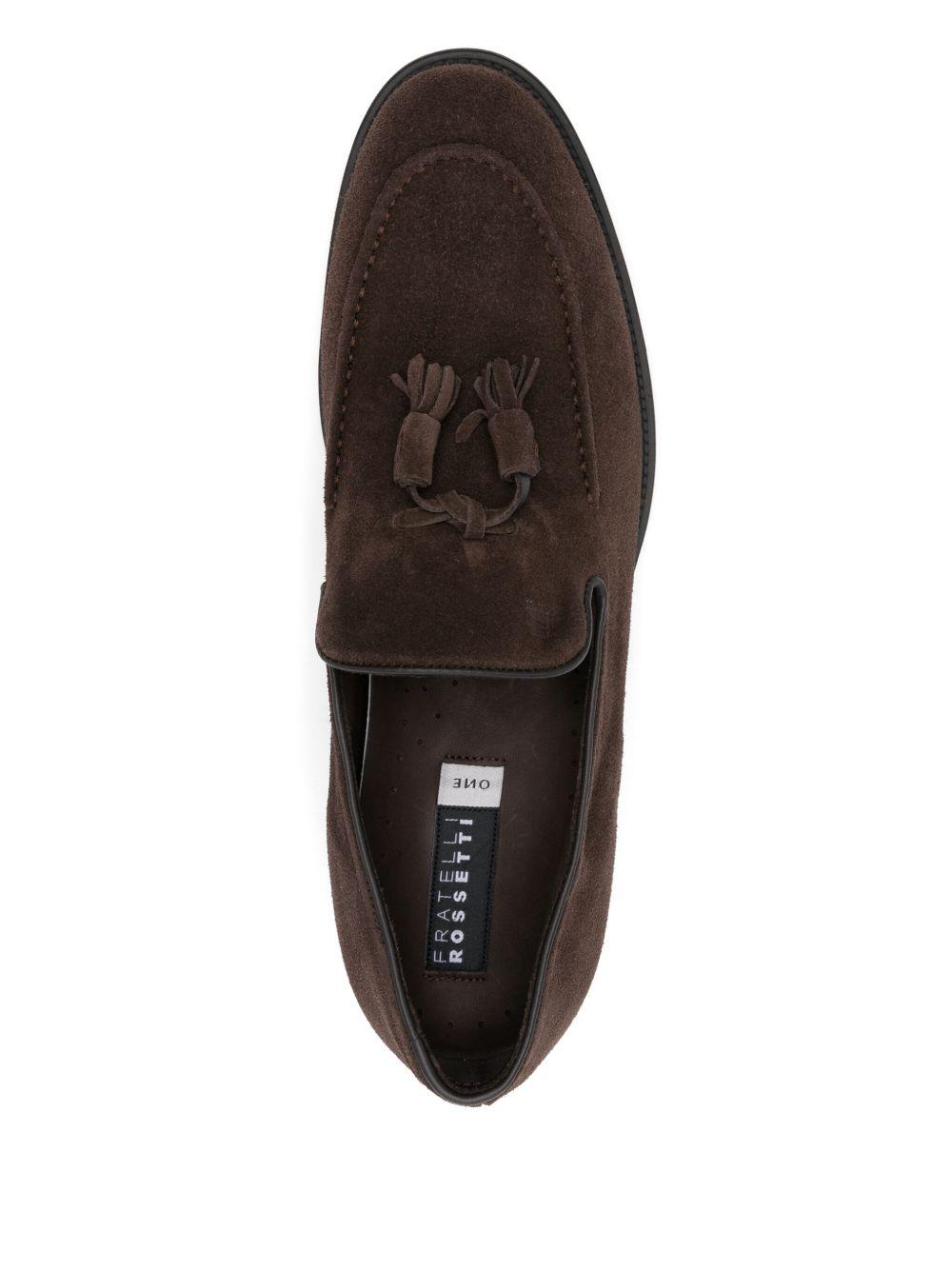 Mocassino marrone in pelle 