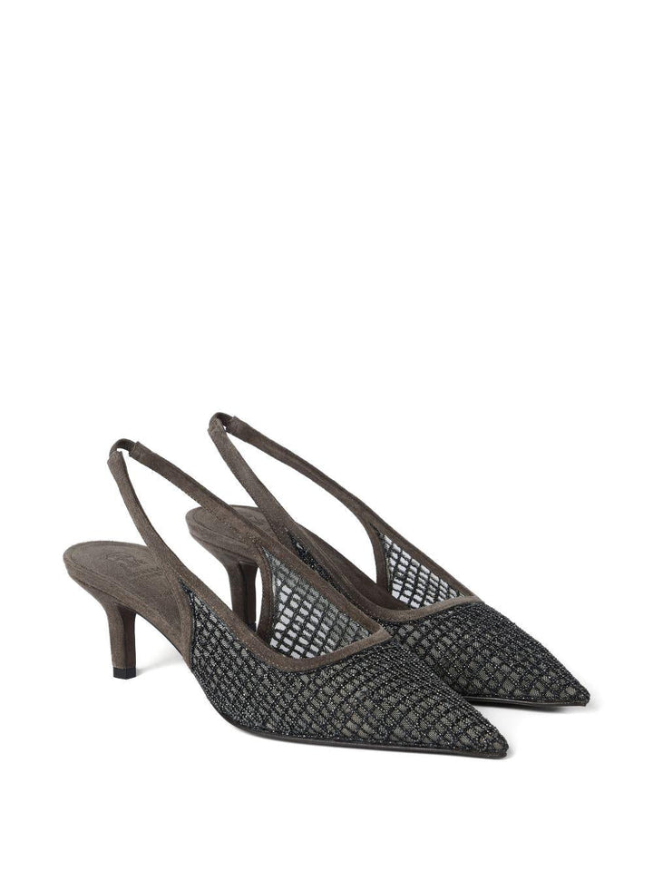 Pumps con cinturino posteriore 