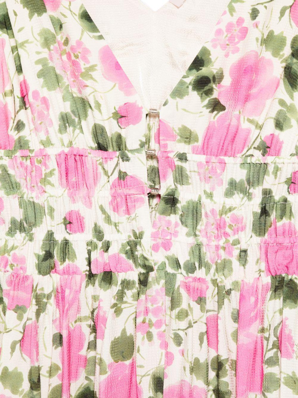 Abito lungo a fiori 