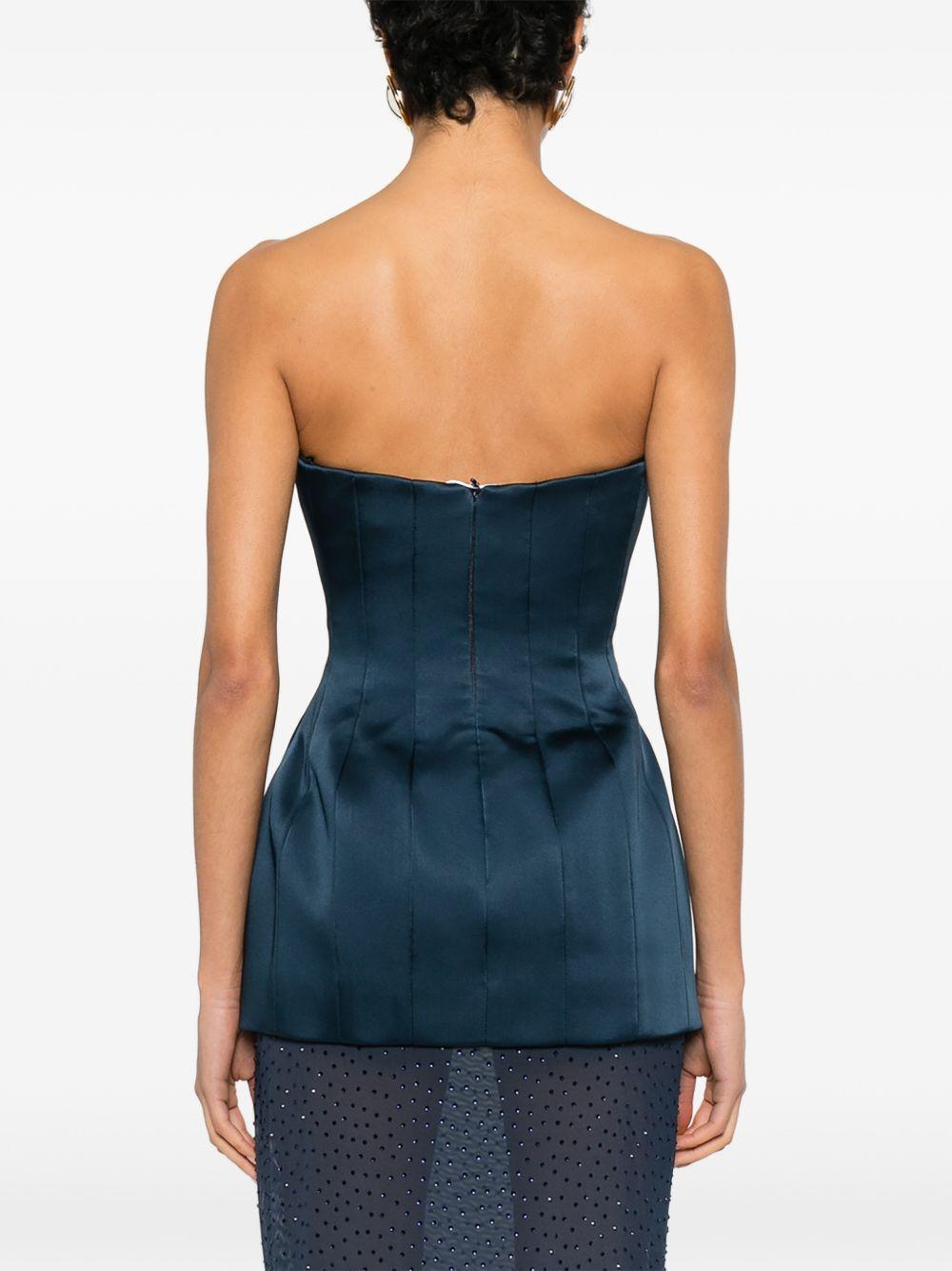 Bustier in satin 