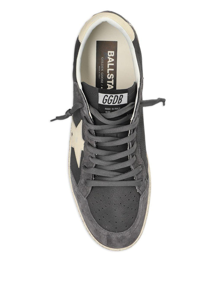 Sneaker antracite superstar nere con applicazioni 