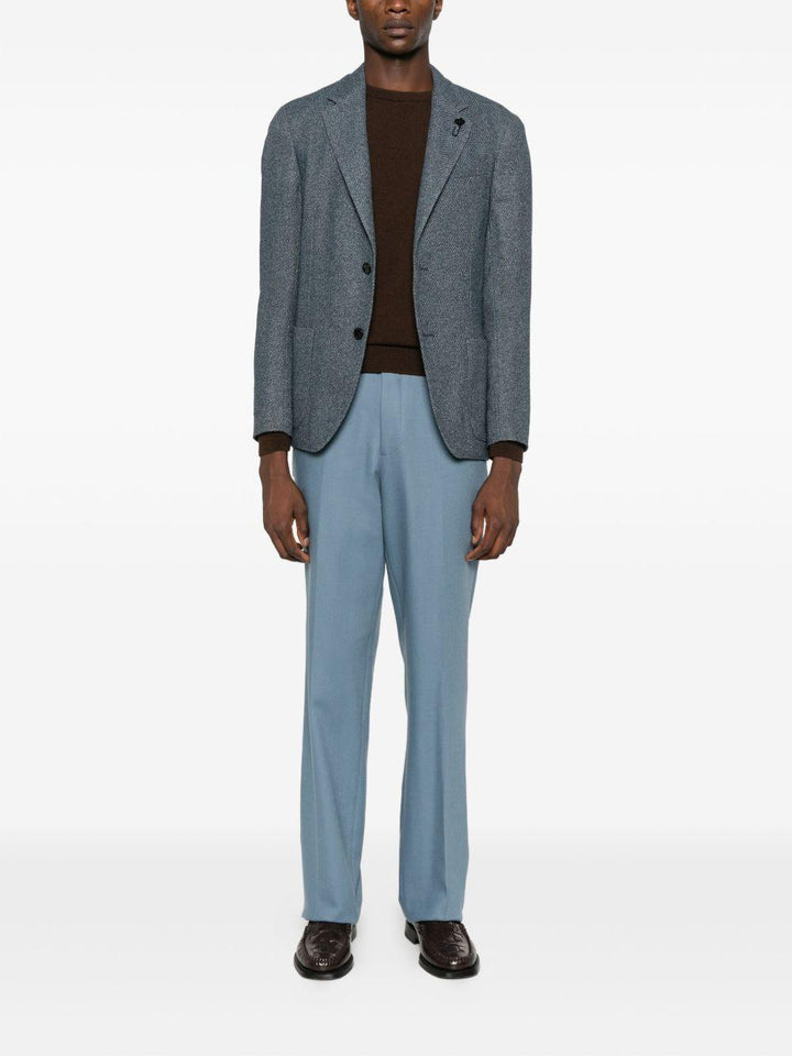 Pantaloni azzurri dritti 