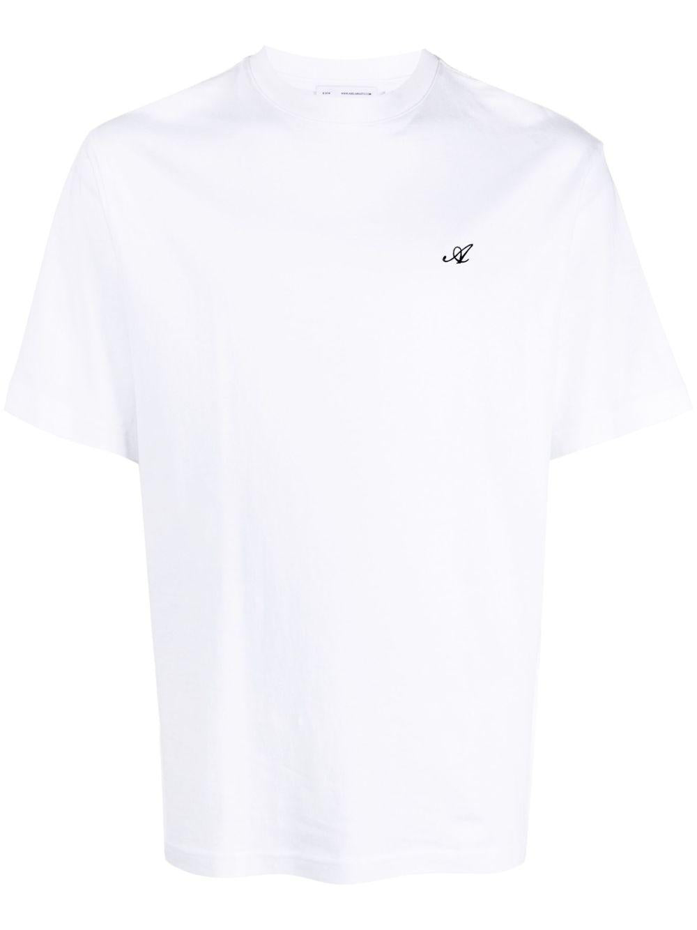 T-shirt con ricamo bianca 