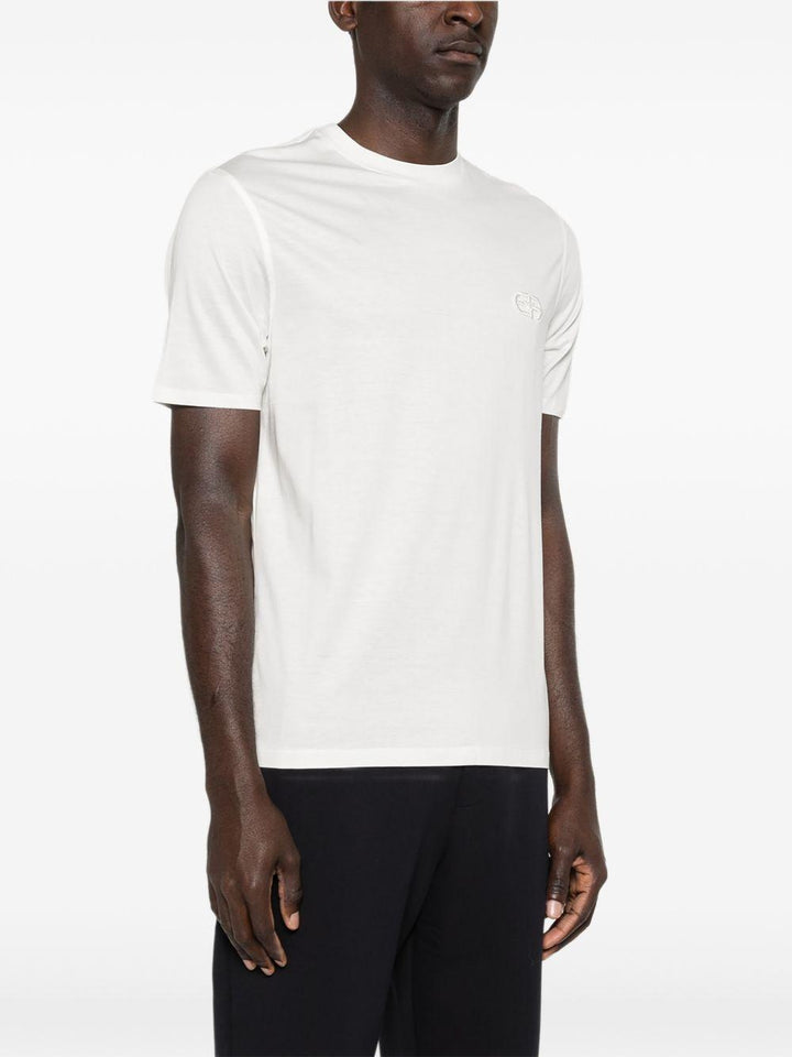 T-shirt bianca con logo 