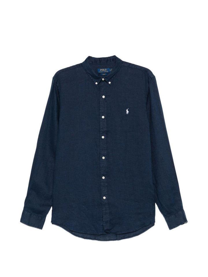 Camicia polo pony blu scuro 