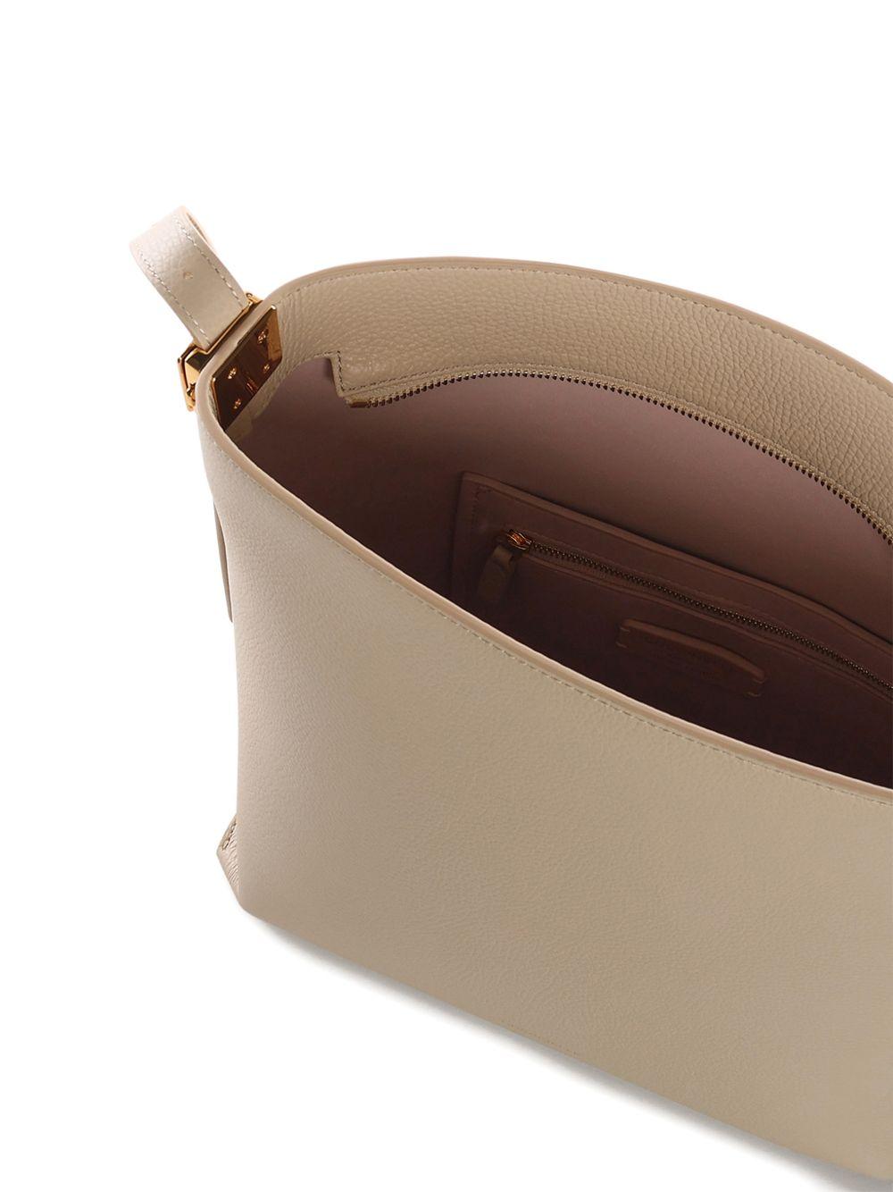 Borsa a spalla con logo 