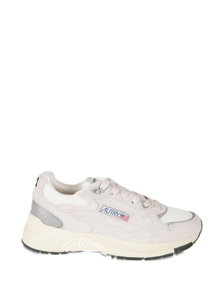 Sneakers con inserti in pelle 
