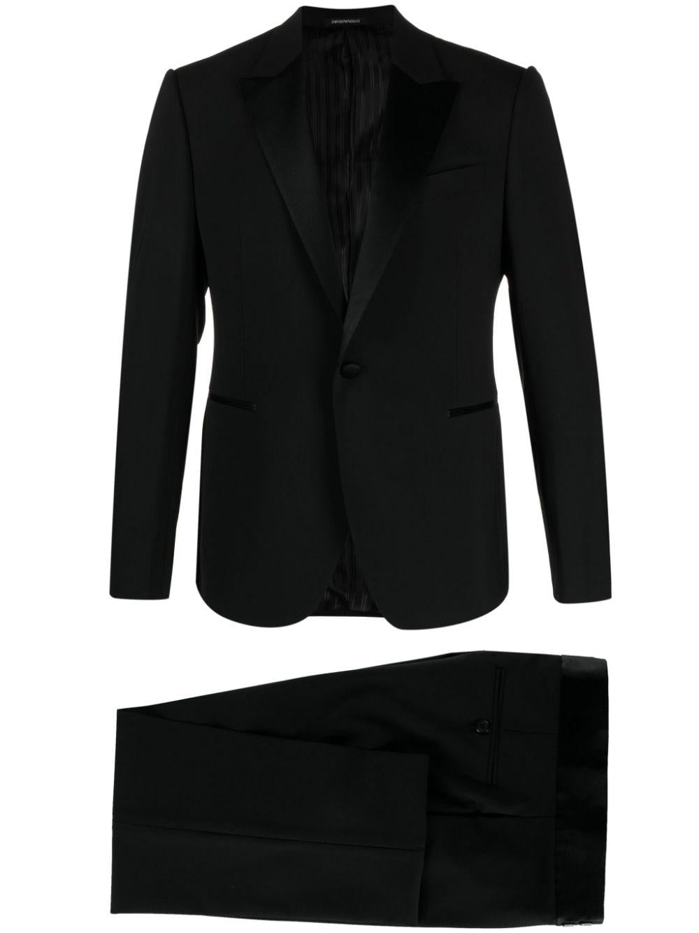 Abito monopetto tuxedo nero 