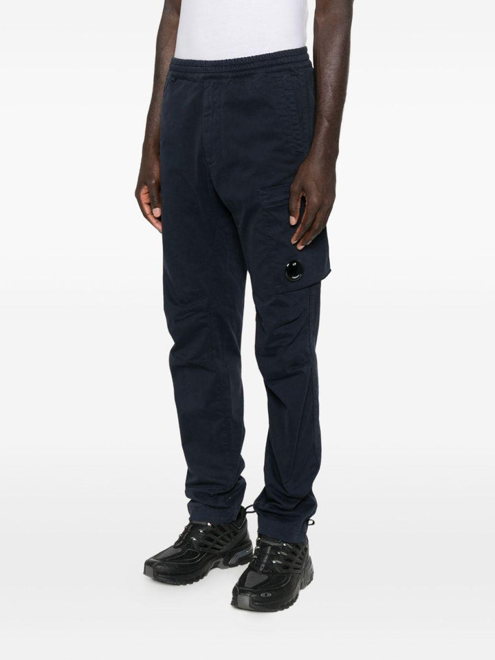Cargo blu con tasca e lente 