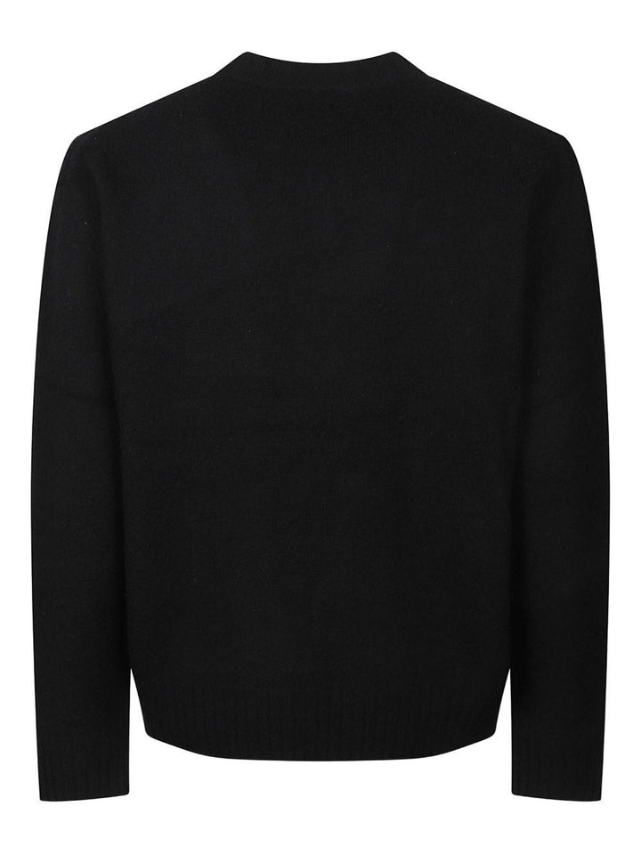 Maglione nero girocollo 