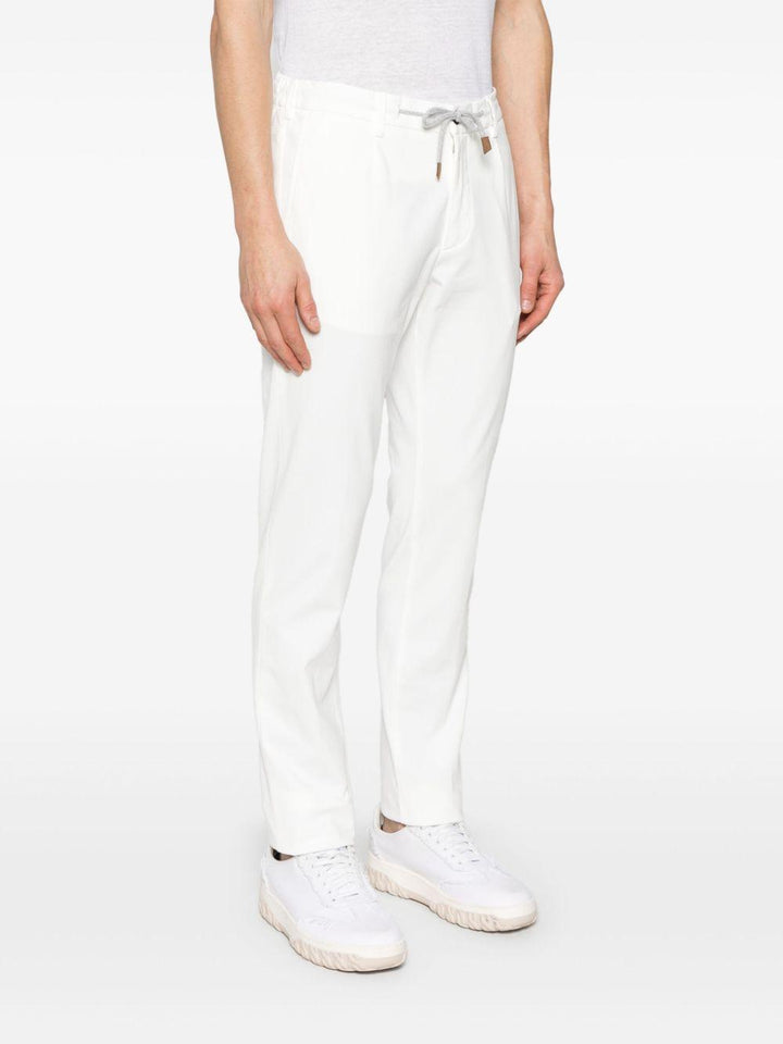 Pantaloni con coulisse bianco 