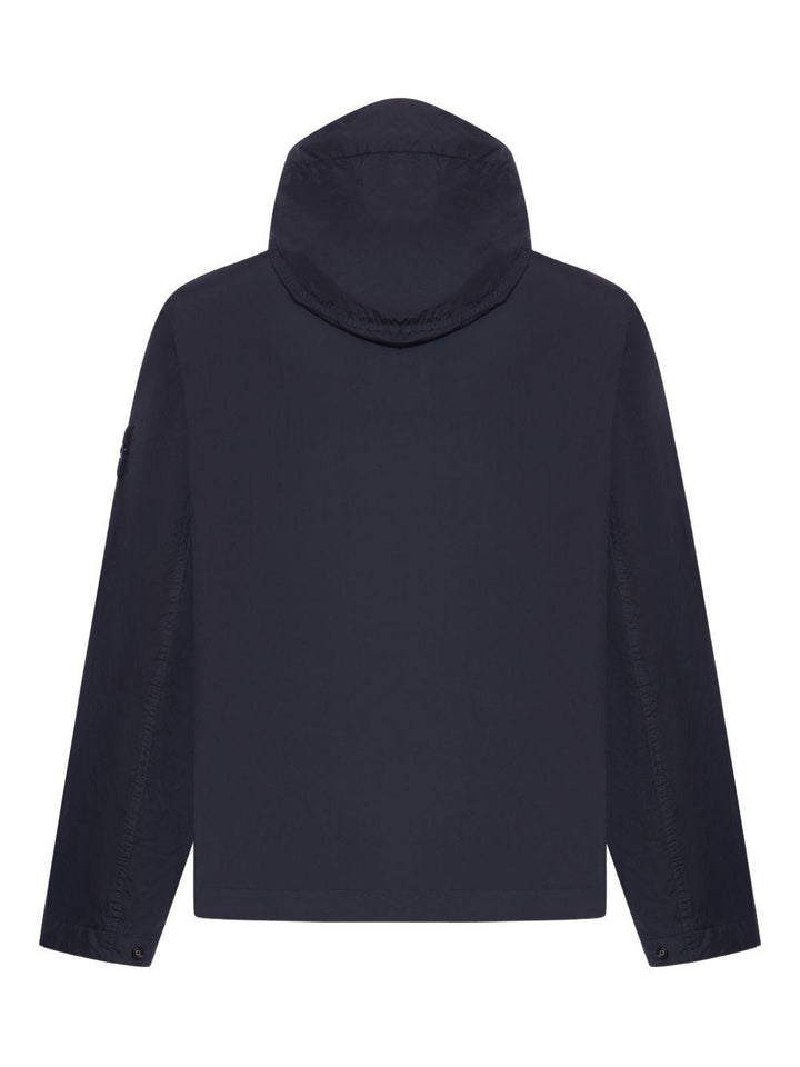 Giacca Crinkle Reps NY con cappuccio blu navy 