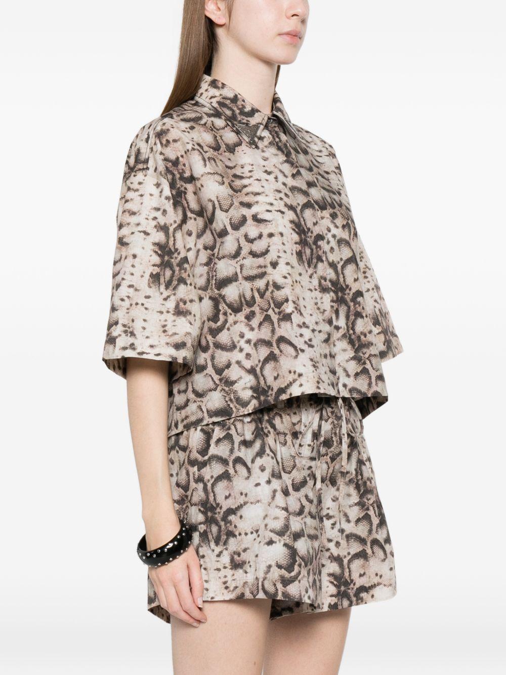 Camicia con stampa 