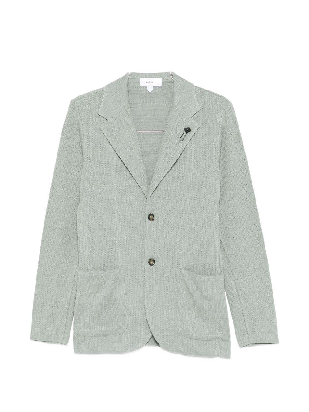 Blazer tasche applicate verde salvia 