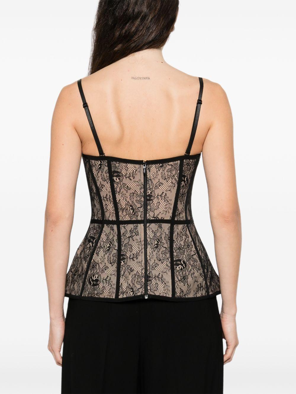 Bustier in pizzo 