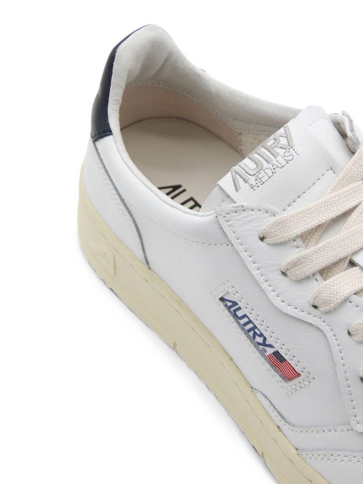 Sneakers white/space con applicazione logo 