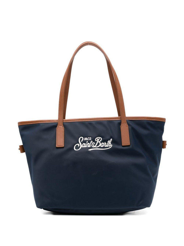Borsa tote City media con ricamo 