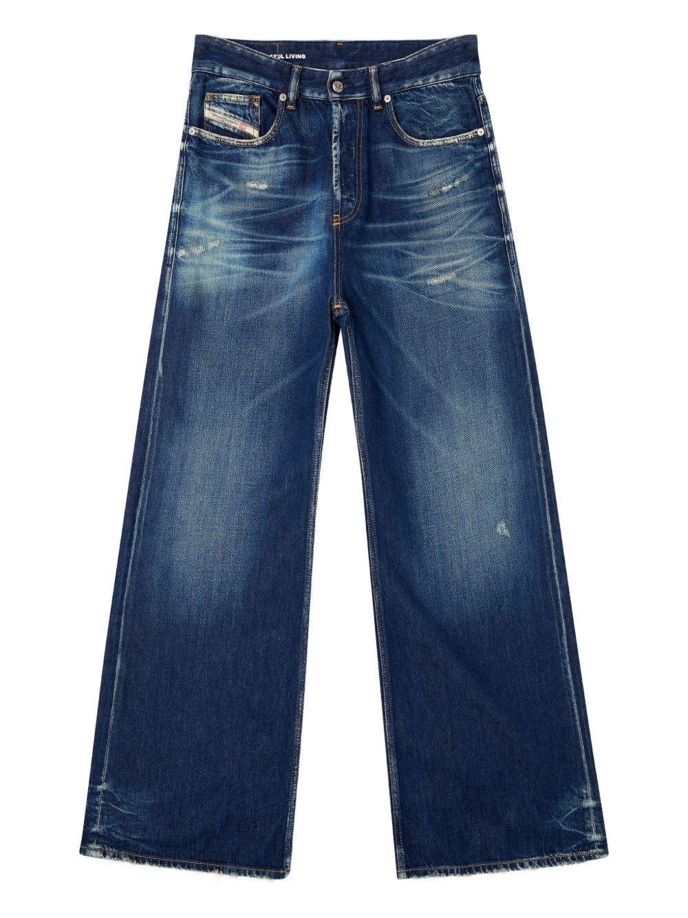 Jeans a gamba ampia D-Rise blu scuro 