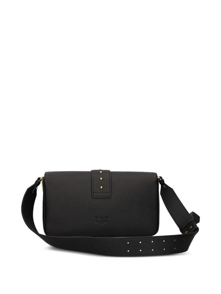 Borsa a spalla Love con borchie 