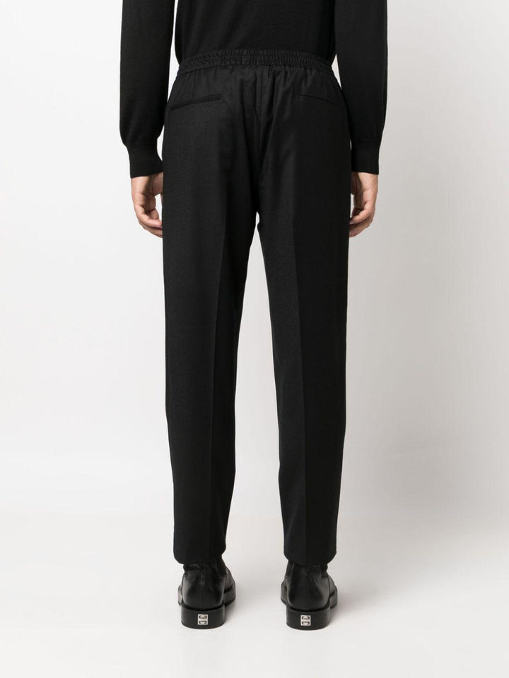 pantalone wimbledon nero in lana 