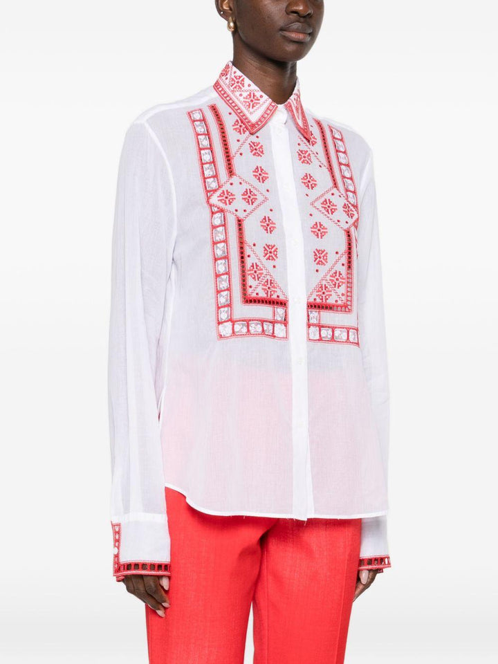 Camicia con ricamo 