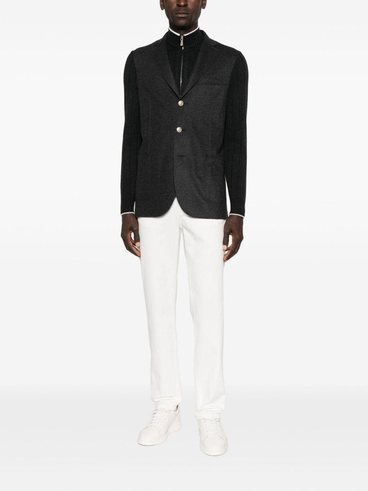 Blazer monopetto grigio scuro 