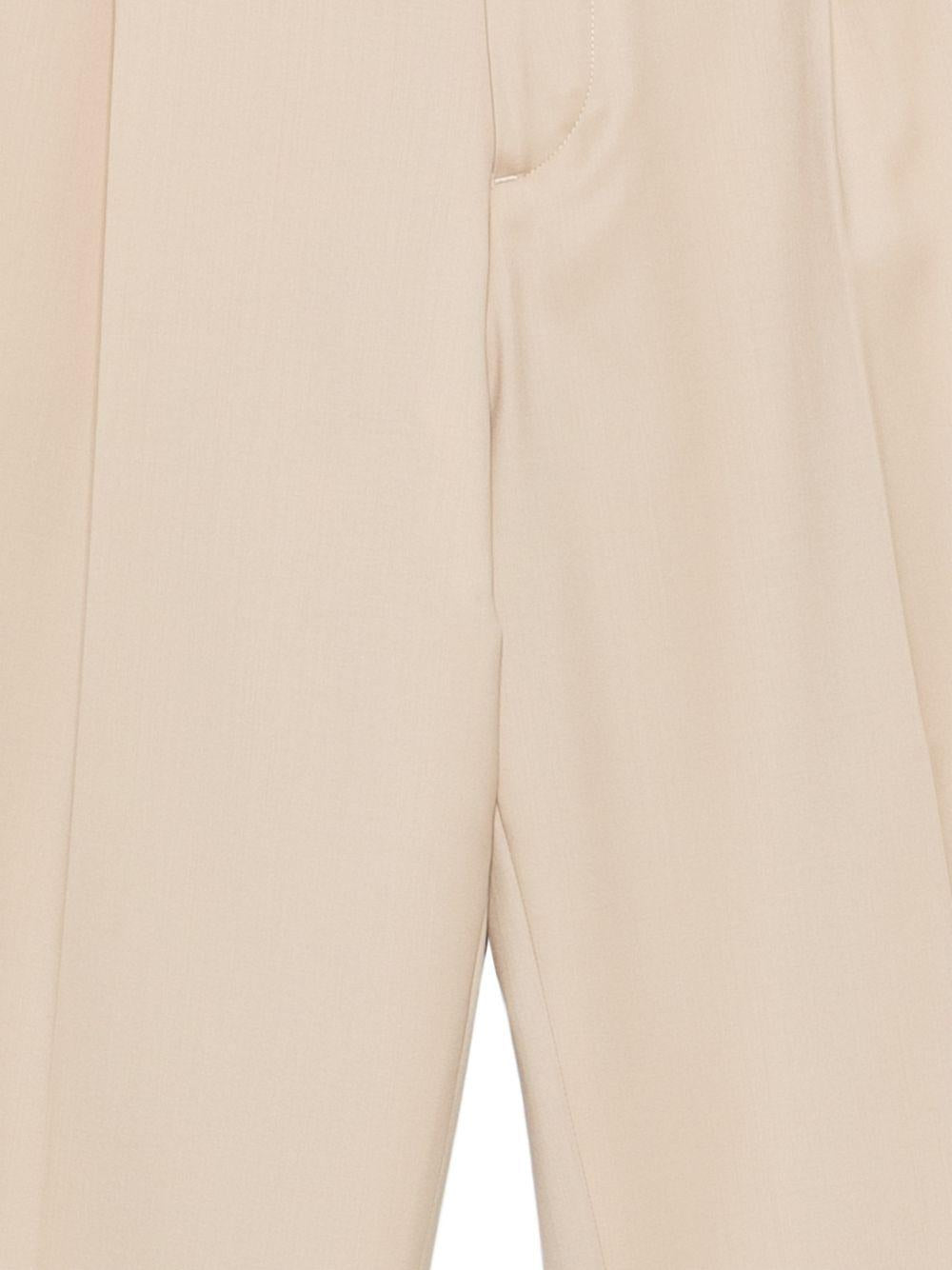 Pantaloni plissè sabbia 
