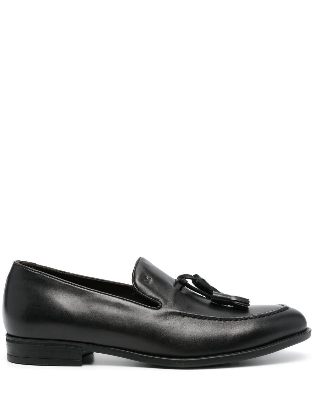 Mocassino Nero In Pelle 
