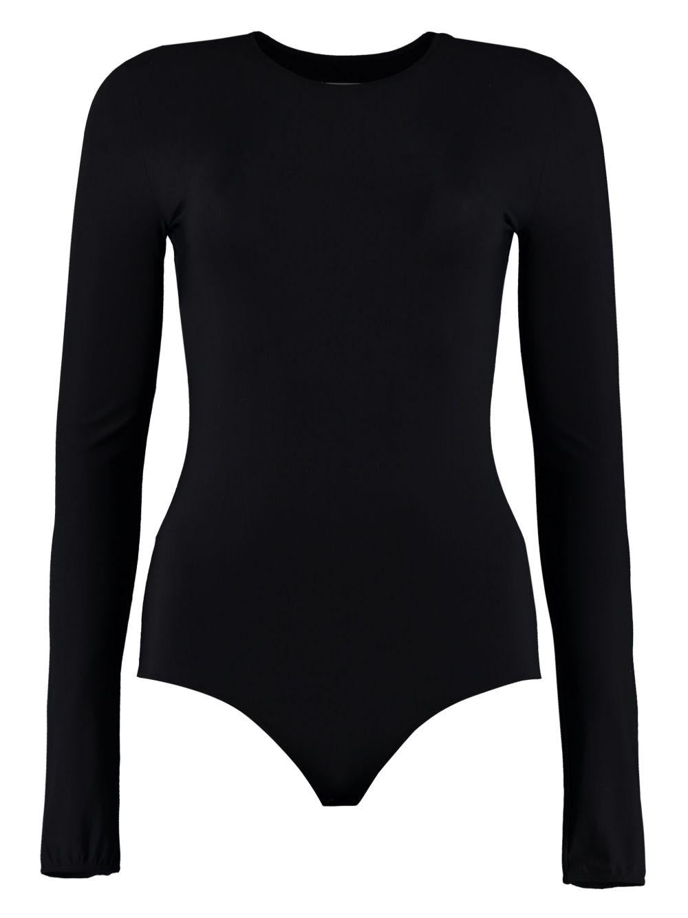 Body con scollo rotondo 